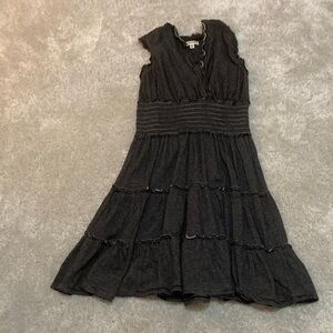 Black with white lines